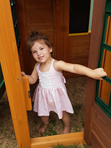 Baby Pink Dress With Lace