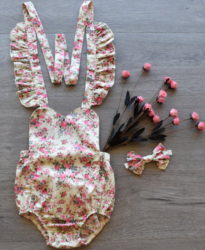 Lily - Romper + Headband