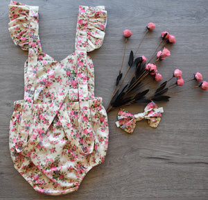 Lily - Romper + Headband